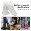 4Paires -Chaussures PVC Blanches Fermeture Zippée Et 9