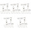 50Pièces Mini Clips Ajustables Double Face Supports 2
