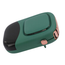 Aufhängbarer Nackenventilator, 2000 mAh, kompakt, grün