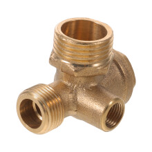 Leakproof Golden Alloy One Way Air Compressor Check Valve