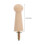 16Pcs Sturdy Beech Wood Wall Pegs for Key Organizer Hat Coat Rack 2