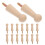 16Pcs Sturdy Beech Wood Wall Pegs for Key Organizer Hat Coat Rack 10