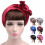 Polyester Night Sleep Cap with Bow Knot – One Size 1