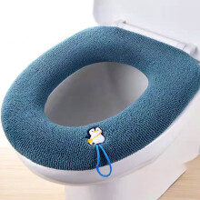 Strikket toiletpude Universal Fit Blå