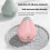(Cigarette Grey) Massage Ball with Heat, Vibration Trigger Point Ball Silicone Self Massager 3