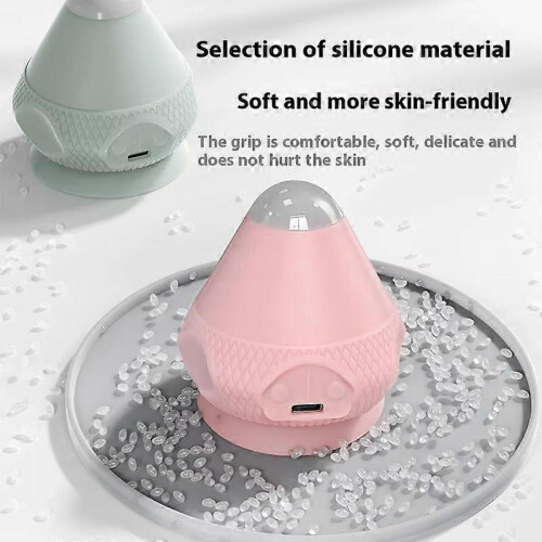 (Cigarette Grey) Massage Ball with Heat, Vibration Trigger Point Ball Silicone Self Massager 2