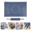 Silicone Dough Rolling Mat Blue 60x40cm 1
