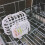 Panier de rangement pour ustensiles de cuisson en polypropylène blanc (lot de 2) 1