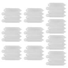 Bandes de bordure de paysage en plastique polyvalentes, 10-Blanc