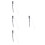 4Pcs Iron Rain Chains for Downspouts Decorative Garden 6
