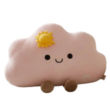 Velvets Cloud Design zitkussen stoel rugsteunkussen voor-roze