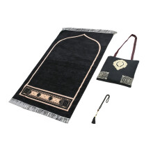 Chenilles sjaaldeken met decoratief handkoord, elegante-boog