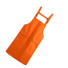 Morsbestendig keukenschort Polyester Waterbestendig-oranje kleur