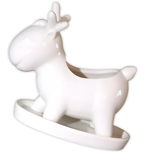 Modern Ceramic Plant Pot Container For Living Room Home-Deer.