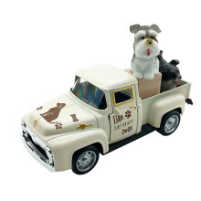 Unieke legering hond automodel decoratie voor thuis-Grens1