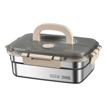 Kühlschrank-Organizer-Behälter mit festem Schnappdeckel-2000 ml