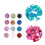 2Sets Heart Shaped Nail Sequins Assorted Color DIY Nail Art Decoration 9