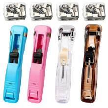200 Metal Push Clips And 4 Multiple Color Clips Holders Office