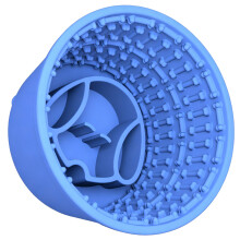 Dog Slow Feeding Licking Mats For Anxious Dog With-Sky Blue