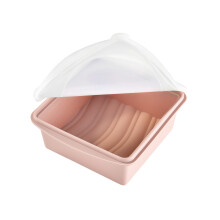 Gentle Bendable elastomer treat Box Suitable For Various-Pink