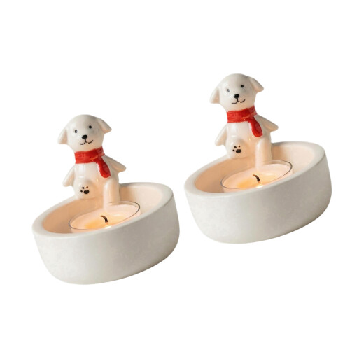 Hunde-Kerzenhalter, Kerzenhalter, schöne-2