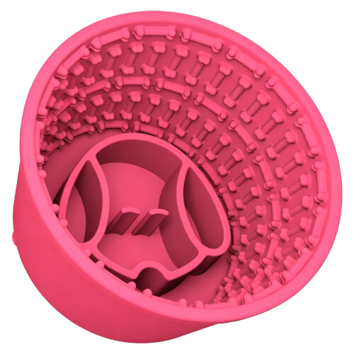 Multifunctionele Slow Feeder voor honden,- Echt rood