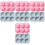 8Pcs Flexible Silicone Brain Mold Set for Chocolate Candy Baking DIY 2