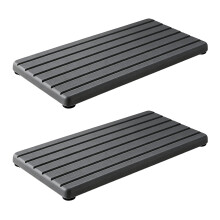 Fast Absorbing Diatomite Stone Tray For Sink Counter-Dark Gray