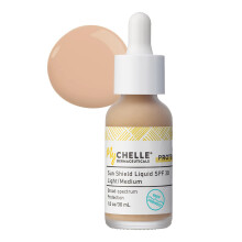MyChelle Dermaceuticals Sun Shield Liquid Zinc SPF 30 Ljus/Medium - Tinted Solskydd för Alla Hudtyper