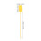 100Pcs Yellow Plastic Security Tags for Clothes One-Time Use Fastener 2