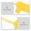 100Pcs Yellow Plastic Security Tags for Clothes One-Time Use Fastener 5