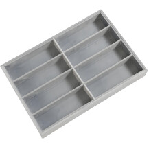 Spectacle Showcase Tray Sunglasses Organiser Velvets-Grey