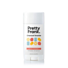 Pretty Frank Natürlicher Aluminiumfreier Deodorantstick, Charcoal Seaside (1-Pack) | Ganztägige Geruchskontrolle