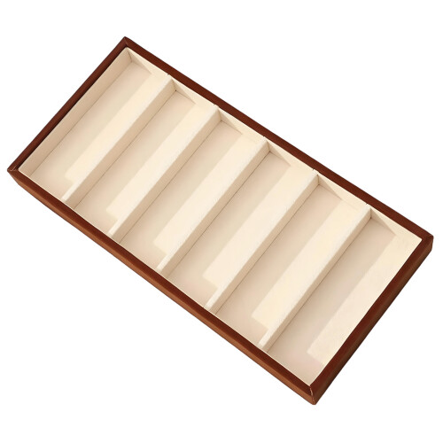 Stylish Wood Eyeglass Storage Box Featuring Flannel Lining-B