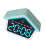 Digital Alarm Clocks for Bedrooms Desk Clock with Date,Day-Blue 1