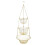 Decorative Metal Wire Rose Design Kitchen Basket For-Gold 1