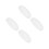 4Pcs White Plastic Round Dome Lampshades for Ceiling Lights Home Use 5