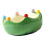 Lemon Style Porcelain Serving Tray Includes 6 Fruit Forks-Green 1