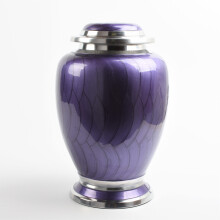 Adult Purple Cremation Urn for Human Ashes Memorial Keepsake