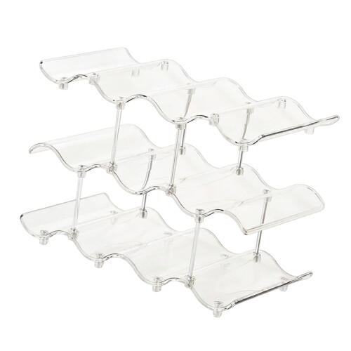Stylish Beverages Container Rack Featuring-Clear 3rd floor