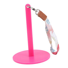Rosaroter Acryl-Handgelenk-Fadenhalter passt Garnknäuel