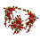 Washable Polyester Embroidered Appliques Sewing on Flower-Red 1