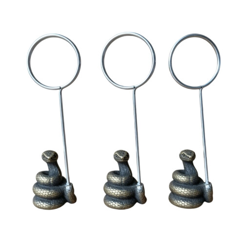 Delicate Miniature Metal Bookmarks Clip Feature Chinese-Snake