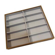 Plateau de vitrine de lunettes multi-fentes polyvalent,