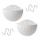 Garden Wall Mounted Flower Pot Handmade Hanging Modern-White 1