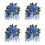 Creative DIY Sewing Supplies Featuring Elegant Floral-Blue 1