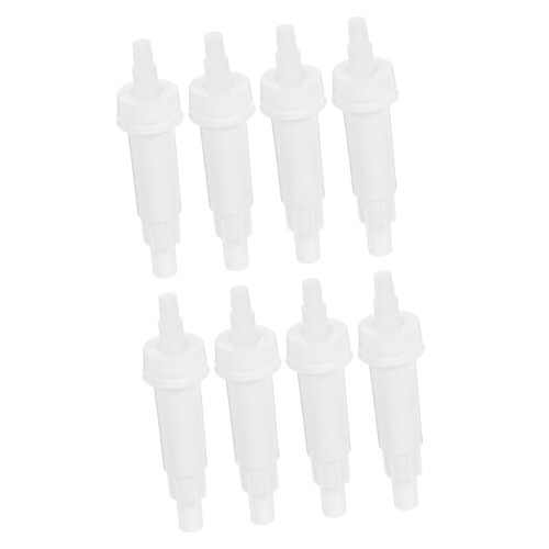 Leakproof Lotion Container Bottle Pump-Milky white 8 pieces