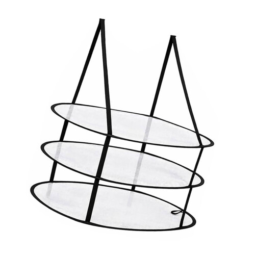 Multipurpose Hanging Storage Rack For Seasonal Clothes-Black