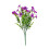 Fleur artificielle de Simulation avec fil de fer-Violet 1