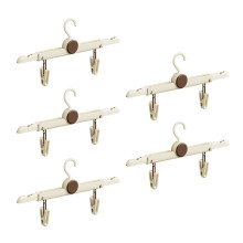 Travel Clothes Hanger With Nonslip Designs Foldable Plastic-5